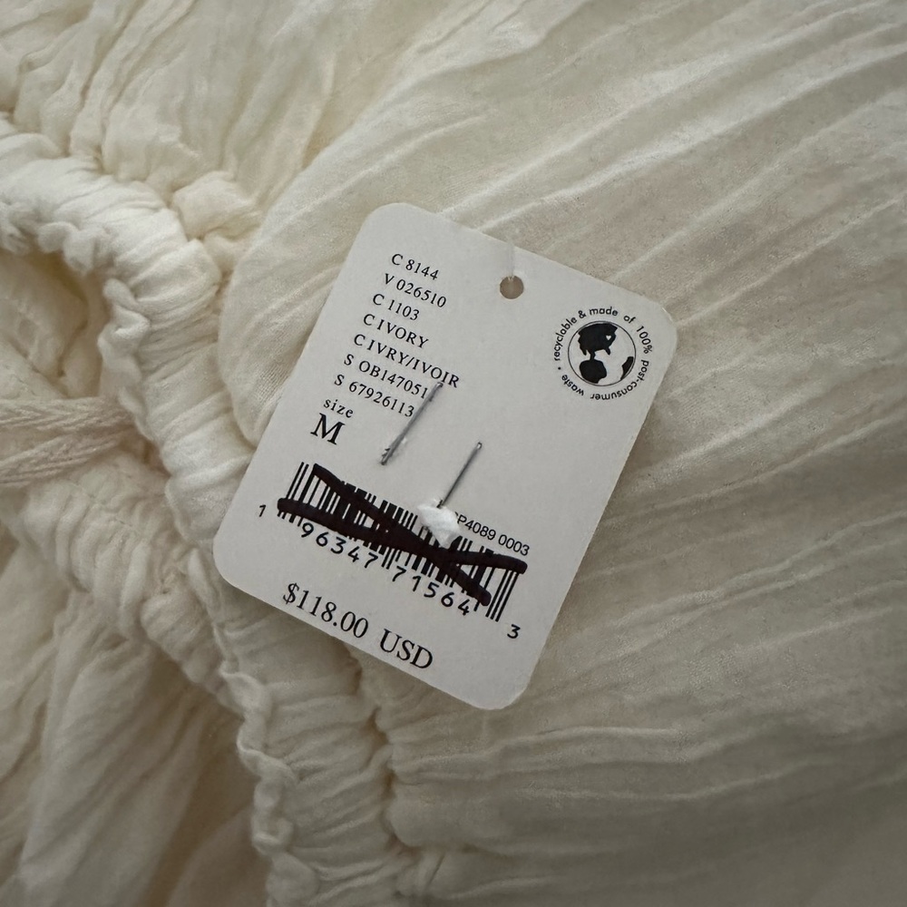 NWT Free People Taking Sides maxi ivory - Picture 7 of 7
